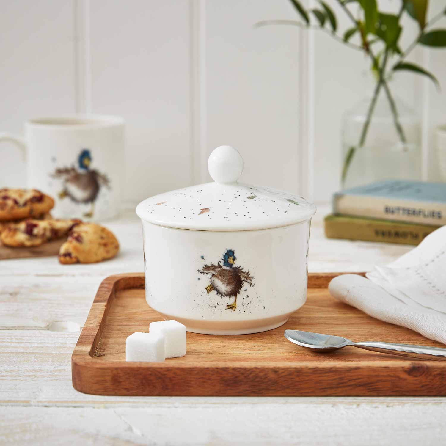 Wrendale Designs Duck Sugar Pot image number null